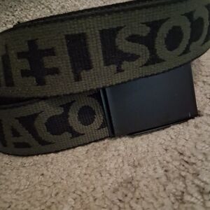 Lacoste Black and Olive Belt